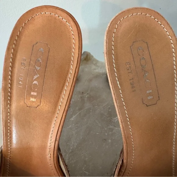 Coach Women's Daryn Slide Heels Size 8.5 - Picture 9 of 15